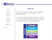 Tablet Screenshot of ftworks.com